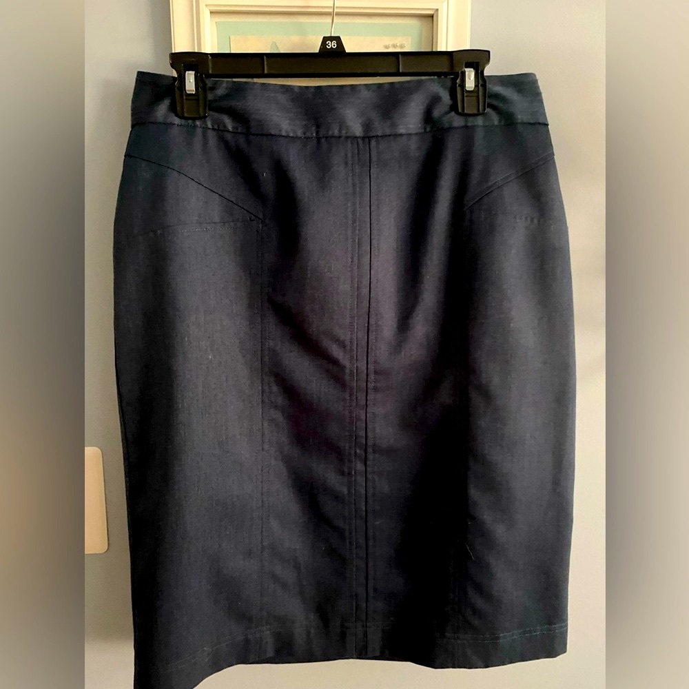 Knee length pencil skirt